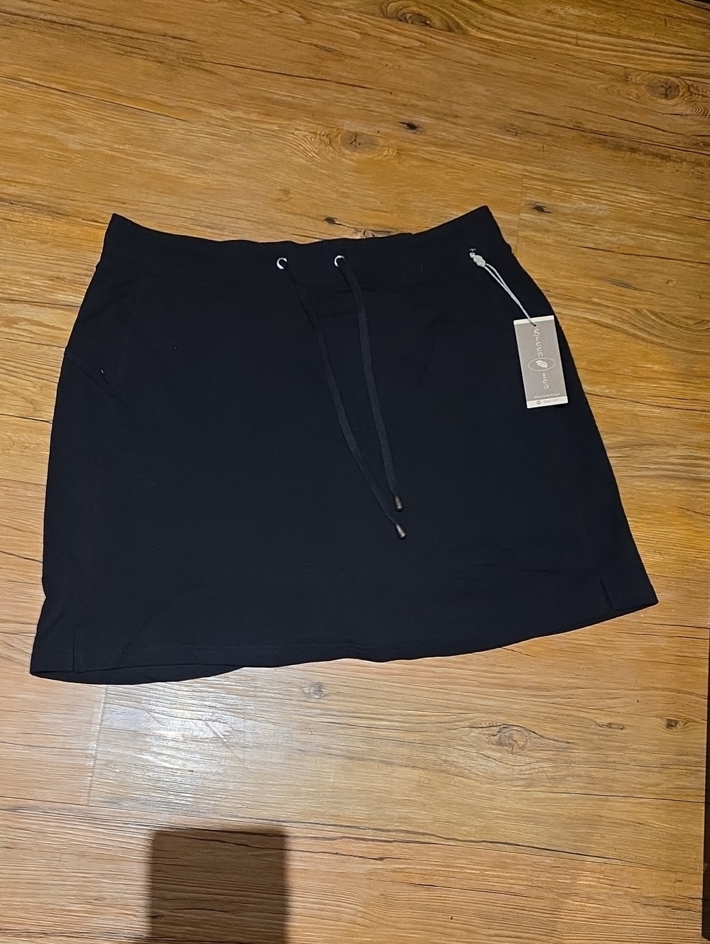 Everyday Drawstring Skort - Black